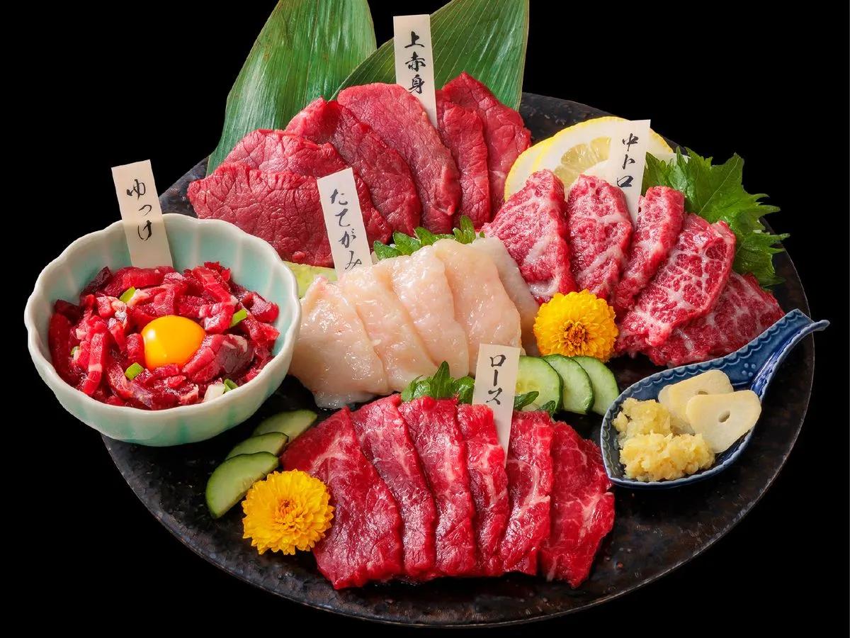 国産馬刺し 5種食べ比べセット 桜
